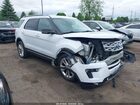 2019 Ford Explorer Xlt White vin: 1FM5K7D86KGA39190