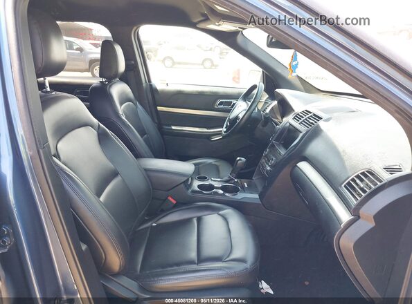 1FM5K7D86KGA44955 2019 FORD FORD EXPLORER Синий Вид салона спереди