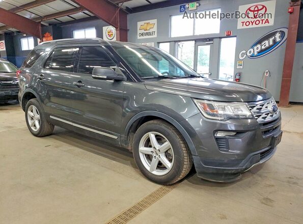 1FM5K7D86KGA71833 2019 FORD EXPLORER Серый Передняя правая четверть