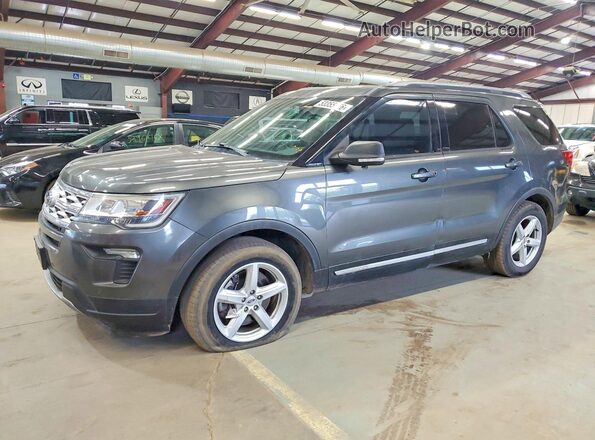 1FM5K7D86KGA71833 2019 FORD EXPLORER Серый Передняя левая четверть