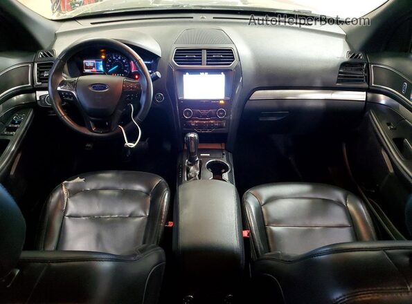 1FM5K7D86KGA71833 2019 FORD EXPLORER Серый Вид панели приборов
