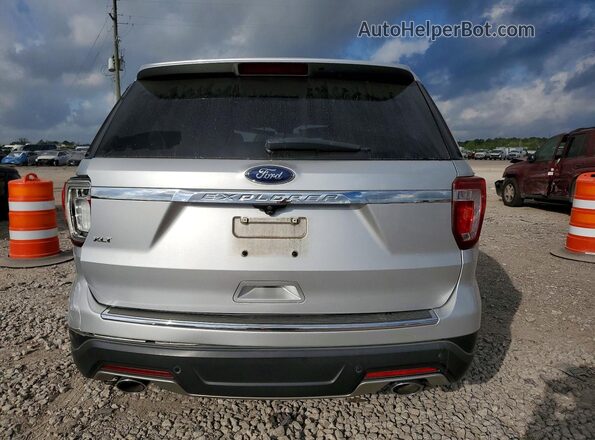 1FM5K7D87JGA35275 2018 FORD EXPLORER Серебряный Вид сзади