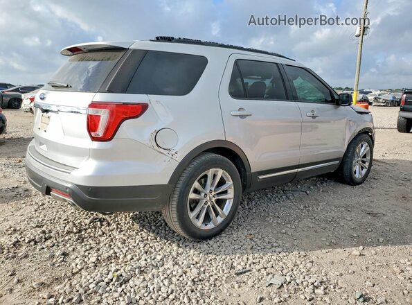 1FM5K7D87JGA35275 2018 FORD EXPLORER Серебряный Задняя правая четверть