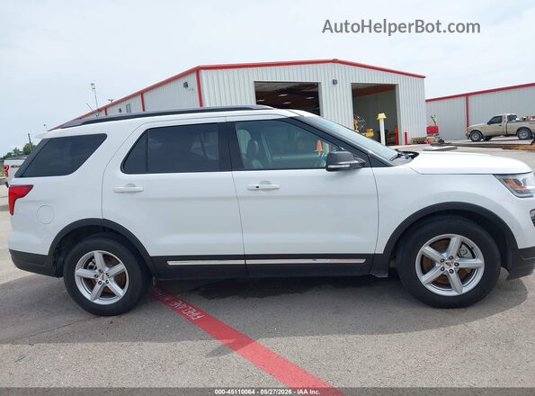 1FM5K7D87JGC45133 2018 FORD EXPLORER White Widok wnętrza 360 stopni