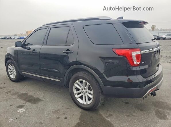1FM5K7D88GGD14405 2016 FORD EXPLORER Black Tył lewy