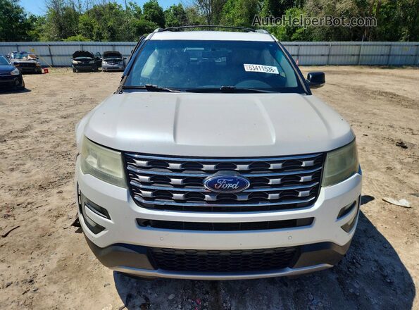 1FM5K7D88HGA01906 2017 FORD EXPLORER White Vista frontal
