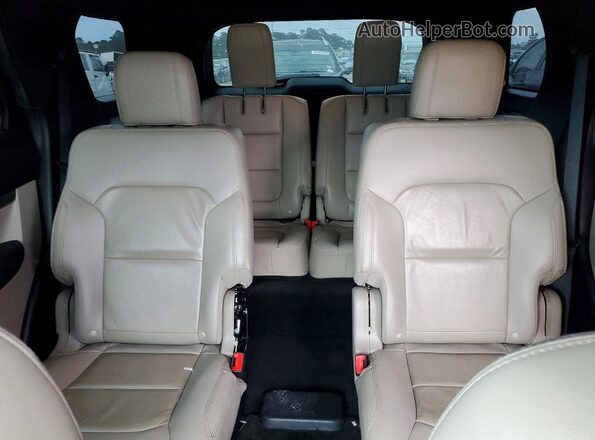 1FM5K7D88JGA13530 2018 FORD EXPLORER Maroon Rear seats view