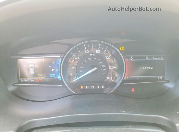 1FM5K7D88JGA13530 2018 FORD EXPLORER Maroon Instrument cluster view