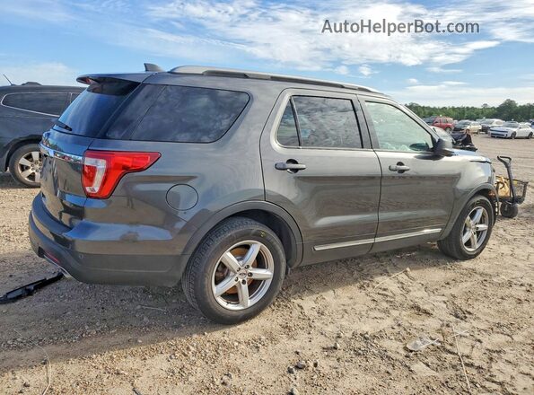 1FM5K7D88JGA41649 2018 FORD EXPLORER Серый Задняя правая четверть