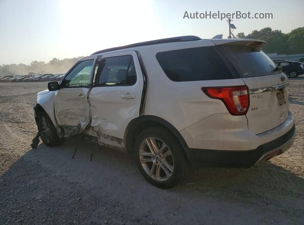 1FM5K7D89GGC98442 2016 FORD EXPLORER White Tył lewy