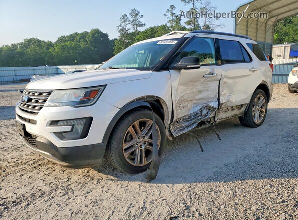 1FM5K7D89GGC98442 2016 FORD EXPLORER White Przód lewy
