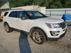2016 Ford Explorer Xlt White vin: 1FM5K7D89GGC98442