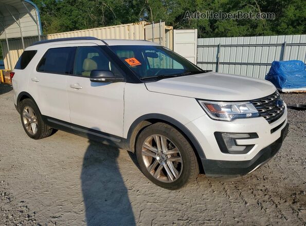 1FM5K7D89GGC98442 2016 FORD EXPLORER White Przód prawy