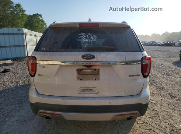1FM5K7D89GGC98442 2016 FORD EXPLORER White Widok z tyłu