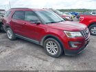 2017 Ford Explorer Xlt Red vin: 1FM5K7D89HGD14219