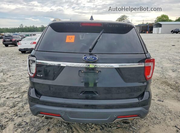 1FM5K7D89JGA11639 2018 FORD FORD EXPLORER Black Widok z tyłu