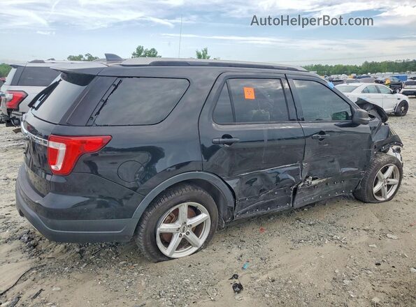 1FM5K7D89JGA11639 2018 FORD FORD EXPLORER Black Tył prawy