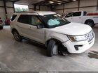 2018 Ford Explorer Xlt White vin: 1FM5K7D89JGC63374