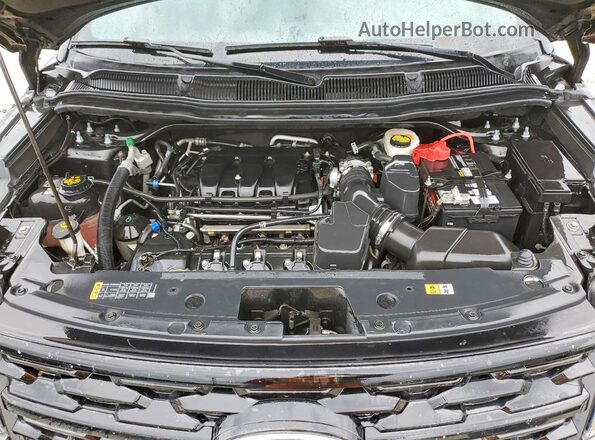 1FM5K7D89KGA45694 2019 FORD EXPLORER Black Widok komory silnika