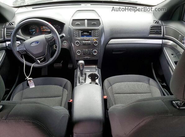 1FM5K7D89KGA45694 2019 FORD EXPLORER Black Widok deski rozdzielczej