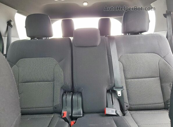 1FM5K7D89KGA45694 2019 FORD EXPLORER Black Widok tylnych siedzeń