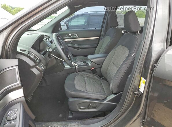 1FM5K7D89KGA45694 2019 FORD EXPLORER Black Widok wnętrza z przodu