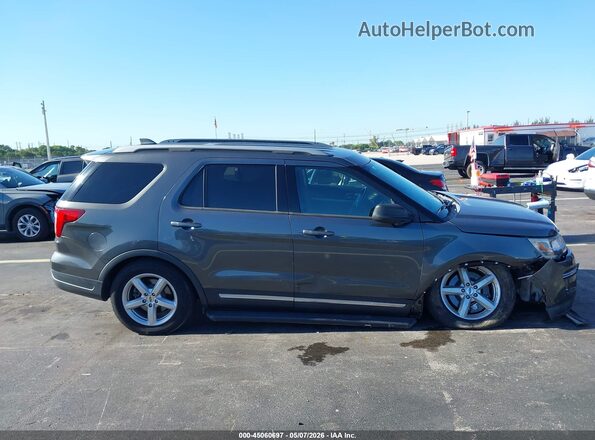 1FM5K7D89KGA84236 2019 FORD FORD EXPLORER Gray Vista interior trasera
