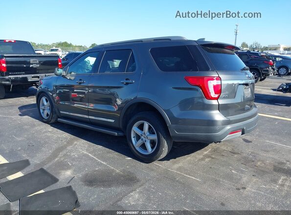 1FM5K7D89KGA84236 2019 FORD FORD EXPLORER Gray Trasero izquierdo