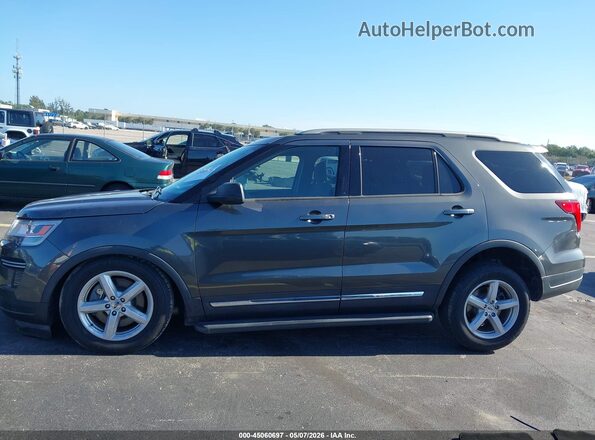 1FM5K7D89KGA84236 2019 FORD FORD EXPLORER Gray Vista interior de 360 grados