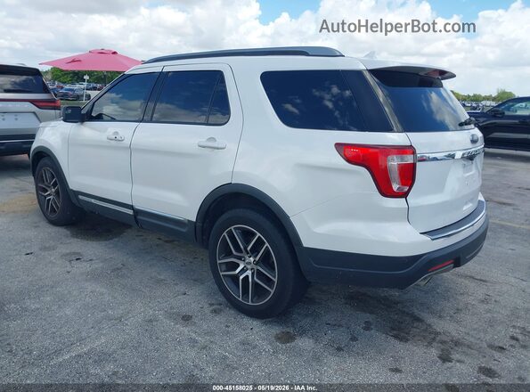 1FM5K7D8XJGC54456 2018 FORD EXPLORER White Trasero izquierdo