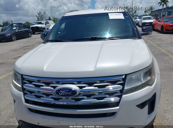 1FM5K7D8XJGC54456 2018 FORD EXPLORER White Vista frontal