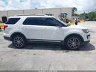 2018 Ford Explorer Xlt White vin: 1FM5K7D8XJGC54456