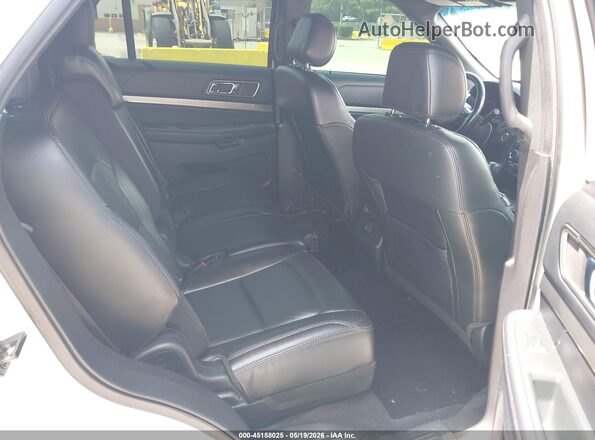 1FM5K7D8XJGC54456 2018 FORD EXPLORER White Vista de la etiqueta del VIN