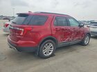 2017 Ford Explorer Xlt Red vin: 1FM5K7DH0HGC76461