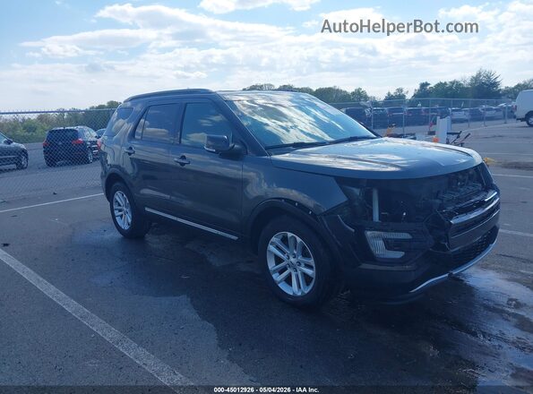 1FM5K7DH0HGC88934 2017 FORD FORD EXPLORER Серый Передняя правая четверть