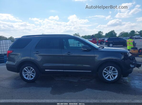 1FM5K7DH0HGC88934 2017 FORD FORD EXPLORER Серый Вид задней части салона