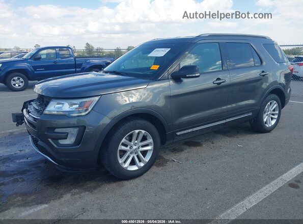 1FM5K7DH0HGC88934 2017 FORD FORD EXPLORER Серый Передняя левая четверть