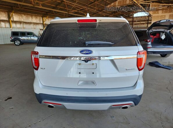 1FM5K7DH2GGC72202 2016 FORD EXPLORER Белый Вид сзади