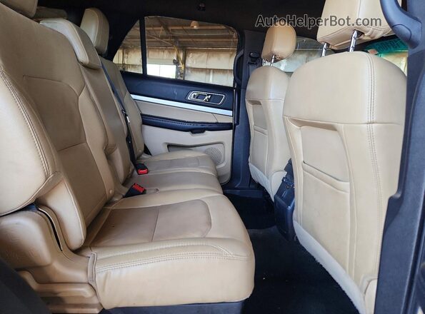 1FM5K7DH2GGC72202 2016 FORD EXPLORER Белый Вид задней части салона