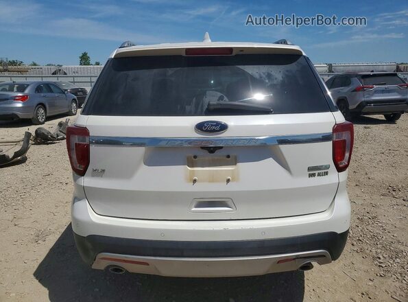 1FM5K7DH2GGC84009 2016 FORD EXPLORER White Rear view