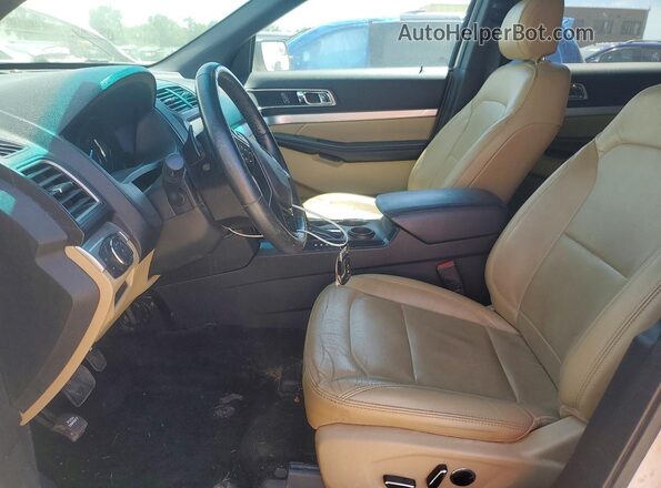 1FM5K7DH2GGC84009 2016 FORD EXPLORER White Front interior view