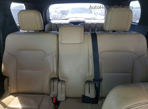 1FM5K7DH2GGC84009 2016 FORD EXPLORER White Rear seats view