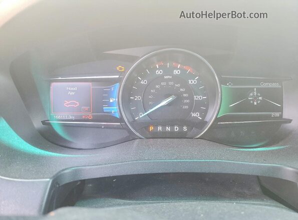 1FM5K7DH2GGC84009 2016 FORD EXPLORER White Instrument cluster view