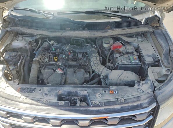 1FM5K7DH2GGC84009 2016 FORD EXPLORER White Engine compartment view
