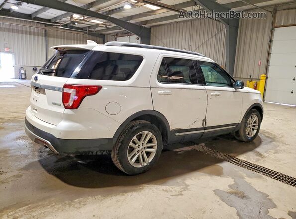 1FM5K7DH3HGA26468 2017 FORD EXPLORER White Trasero derecho