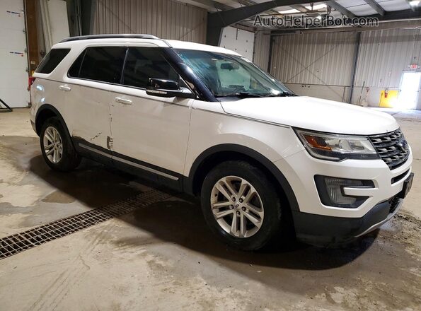 1FM5K7DH3HGA26468 2017 FORD EXPLORER White Delantero derecho