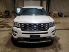 2017 Ford Explorer Xlt White vin: 1FM5K7DH3HGA26468