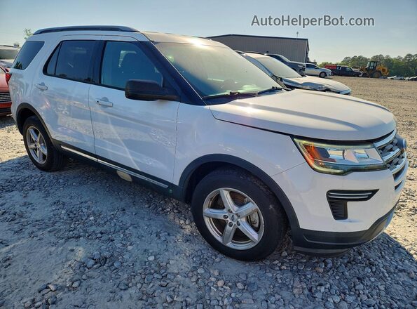 1FM5K7DH3JGA63154 2018 FORD EXPLORER White Передня права чверть