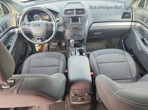 1FM5K7DH3JGA63154 2018 FORD EXPLORER White Вид панелі приладів
