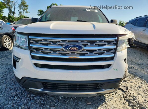 1FM5K7DH3JGA63154 2018 FORD EXPLORER White Вид спереду